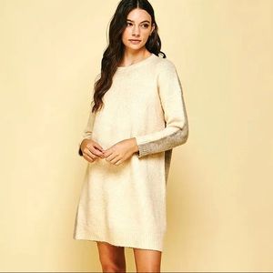 Colorblock Sweater Dress